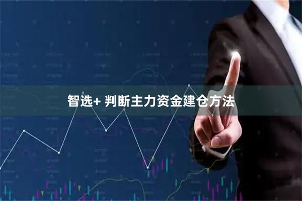 智选+ 判断主力资金建仓方法