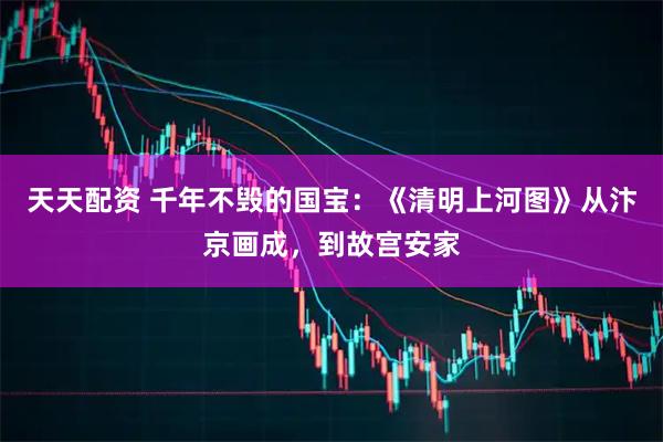 天天配资 千年不毁的国宝：《清明上河图》从汴京画成，到故宫安家